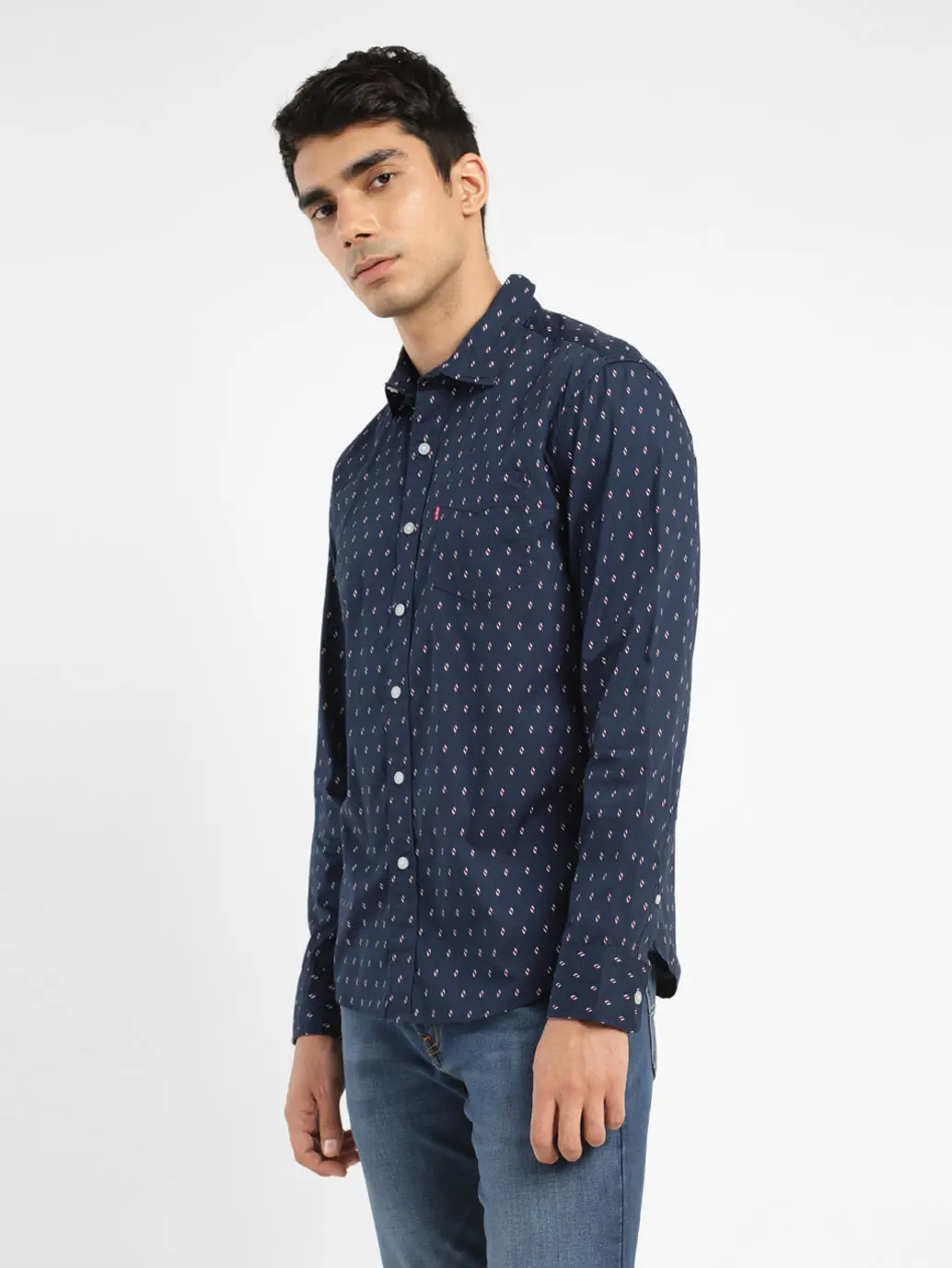 Men's Printed Slim Fit Shirt 4