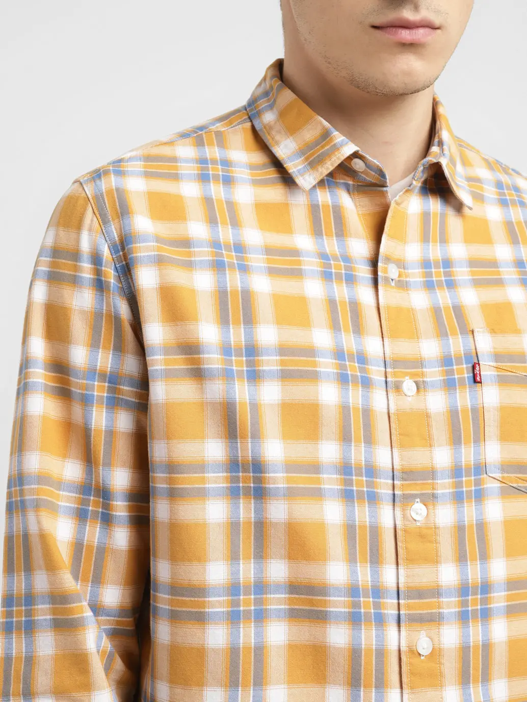 Men's Checkered Slim Fit Shirt 4