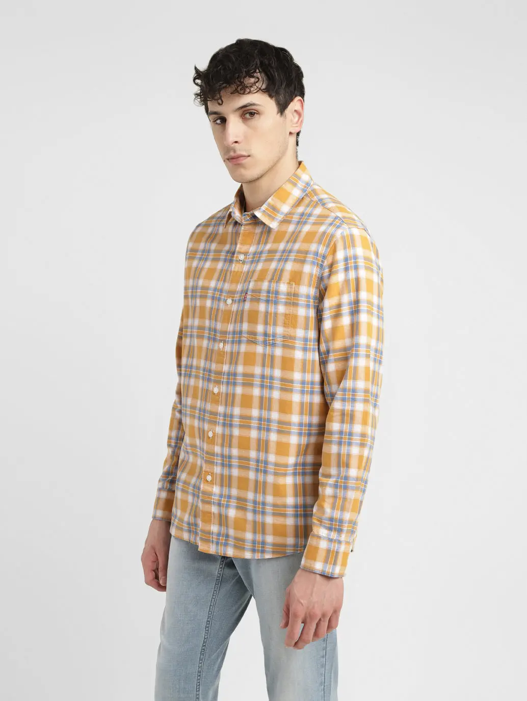 Men's Checkered Slim Fit Shirt 5