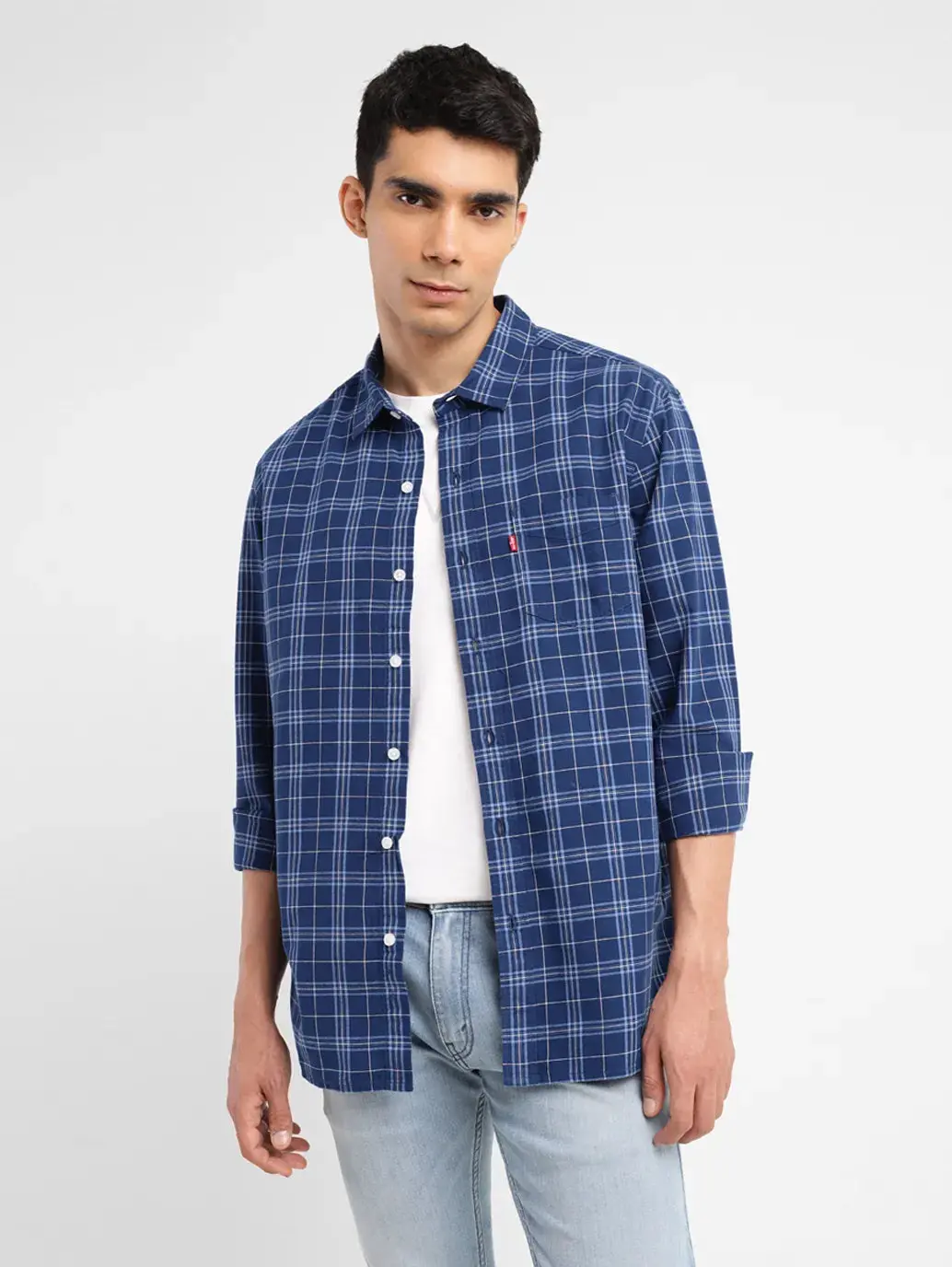 Men's Checkered Slim Fit Shirt 1