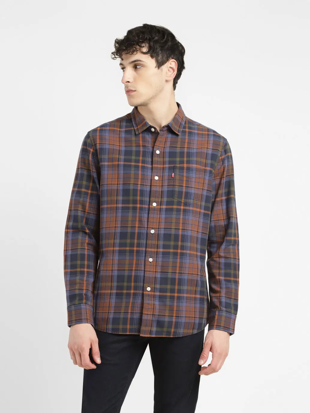 Men's Checkered Slim Fit Shirt 2