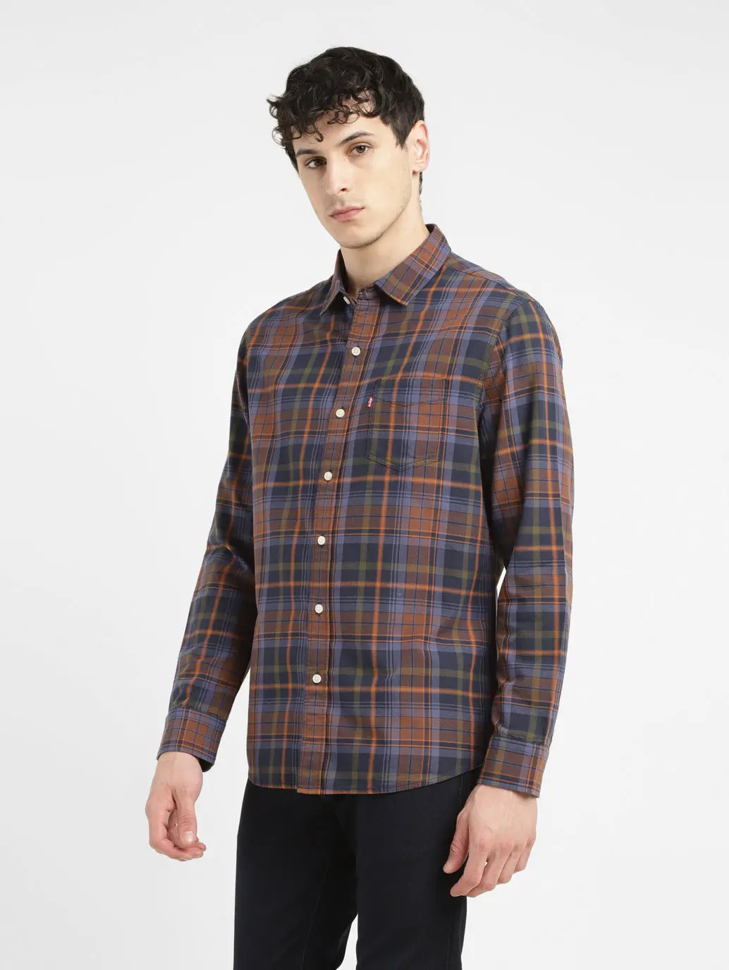 Men's Checkered Slim Fit Shirt 5
