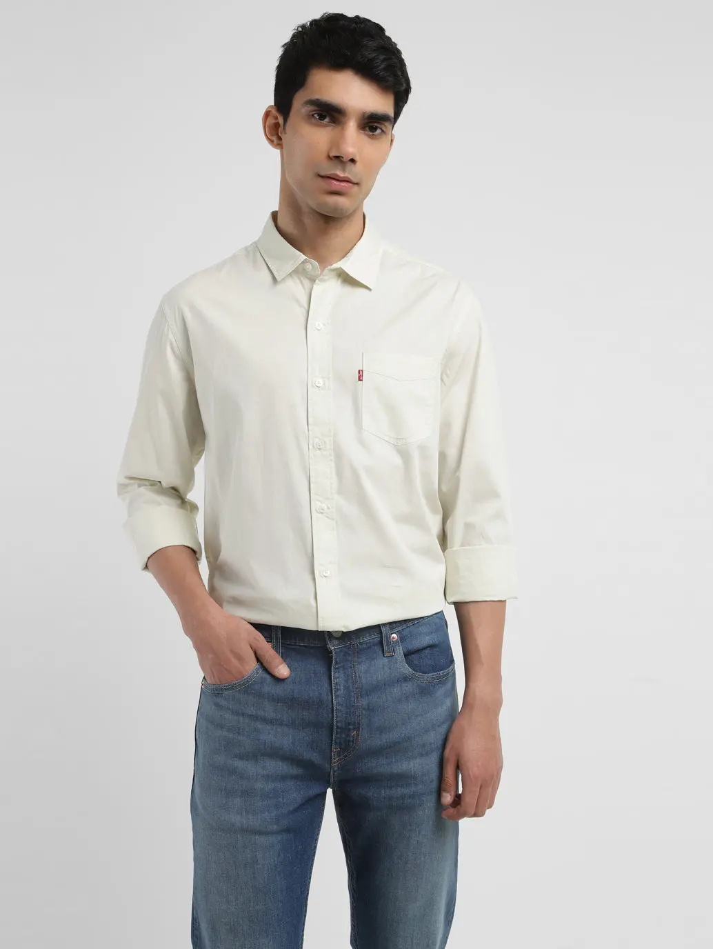 Men's Solid Slim Fit Shirt 2