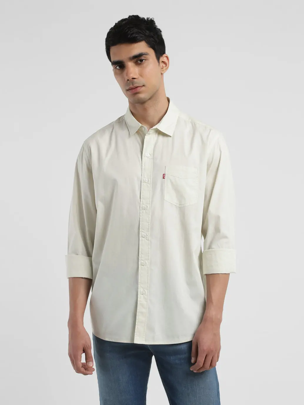 Men's Solid Slim Fit Shirt 2