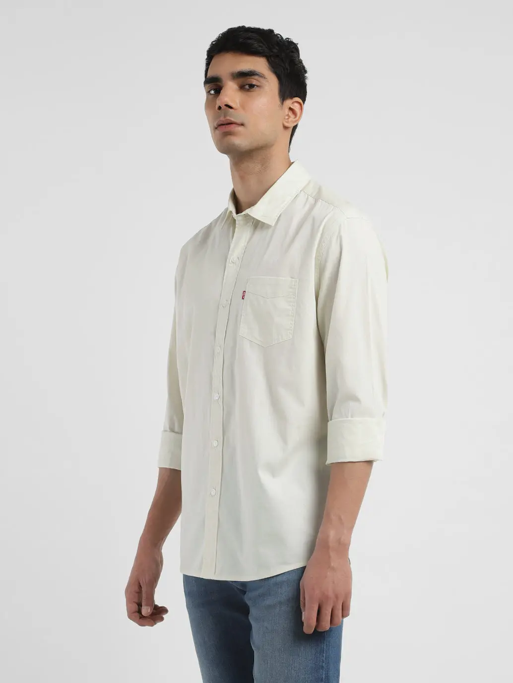 Men's Solid Slim Fit Shirt 4