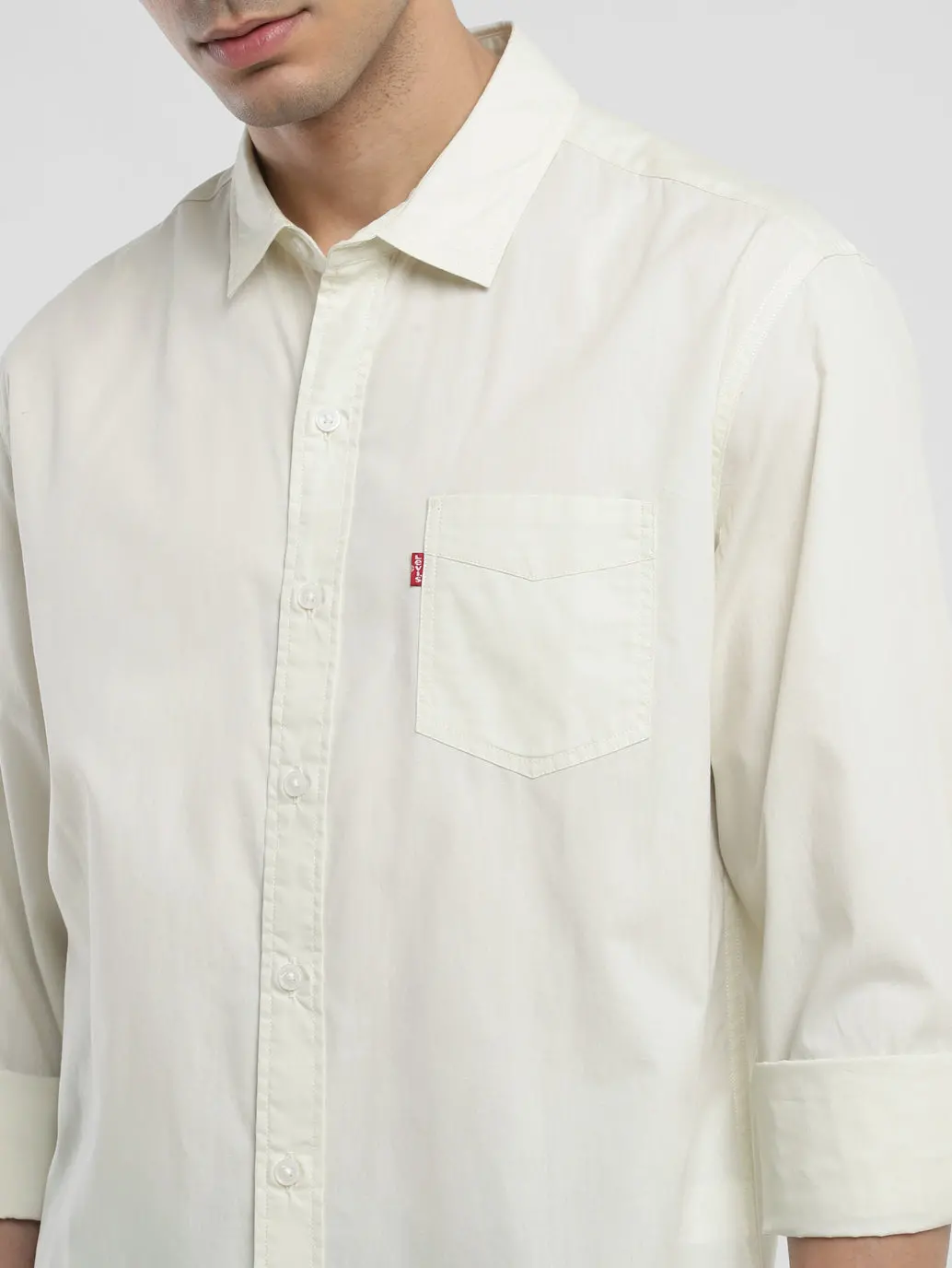 Men's Solid Slim Fit Shirt 5