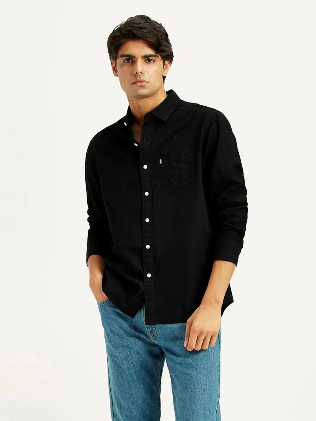 Men's Solid Slim Fit Shirt 1