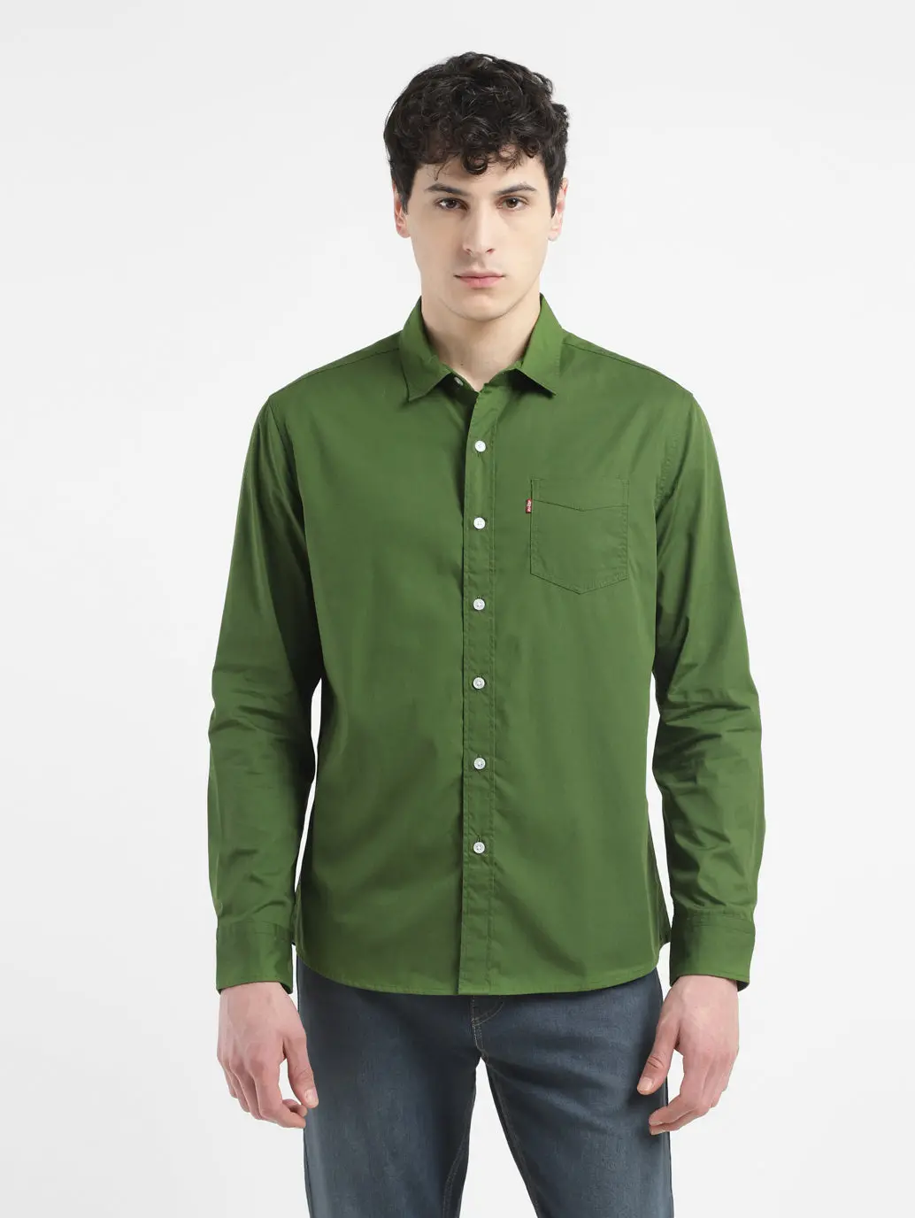 Men's Solid Slim Fit Shirt 2