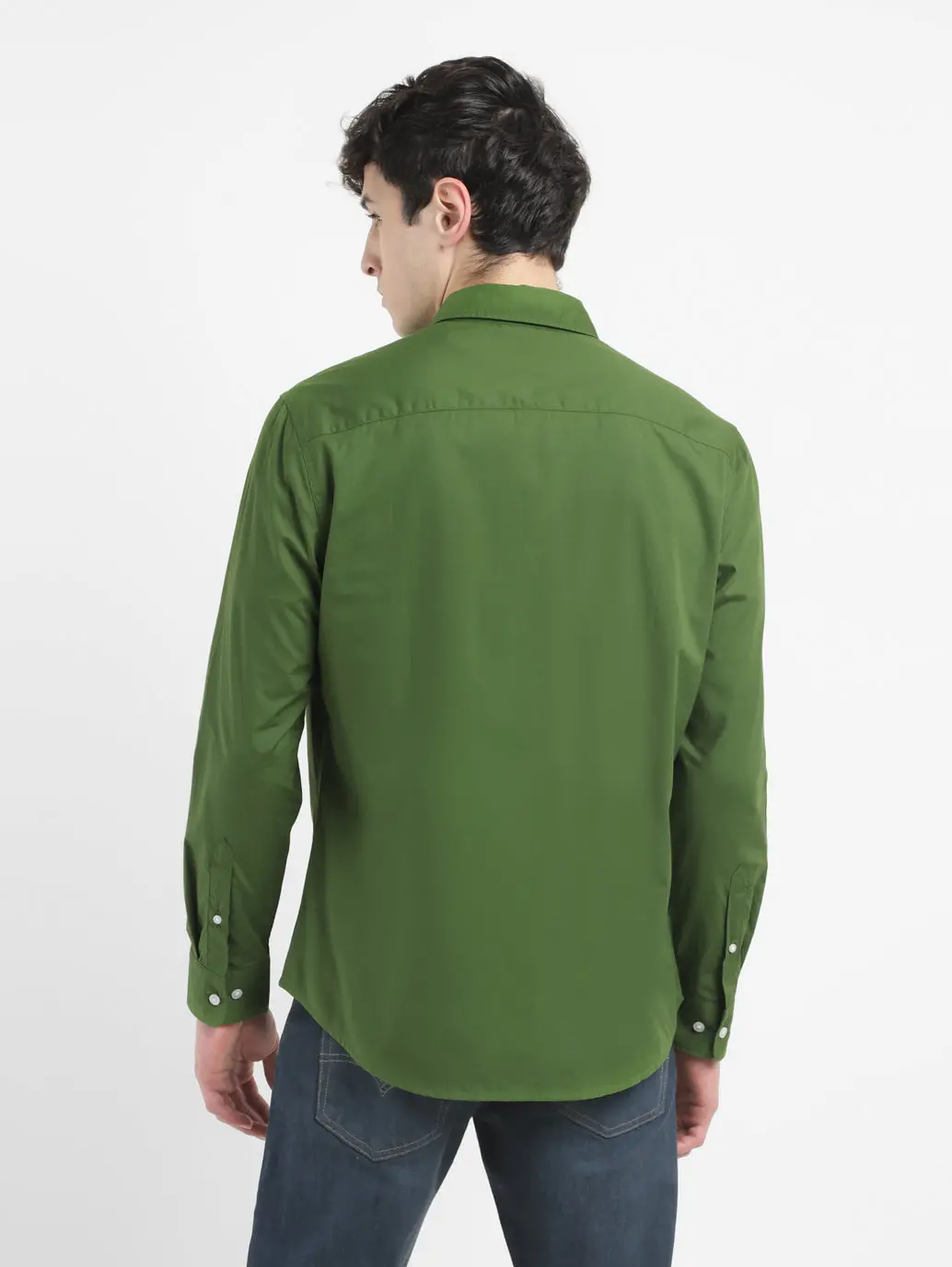 Men's Solid Slim Fit Shirt 3