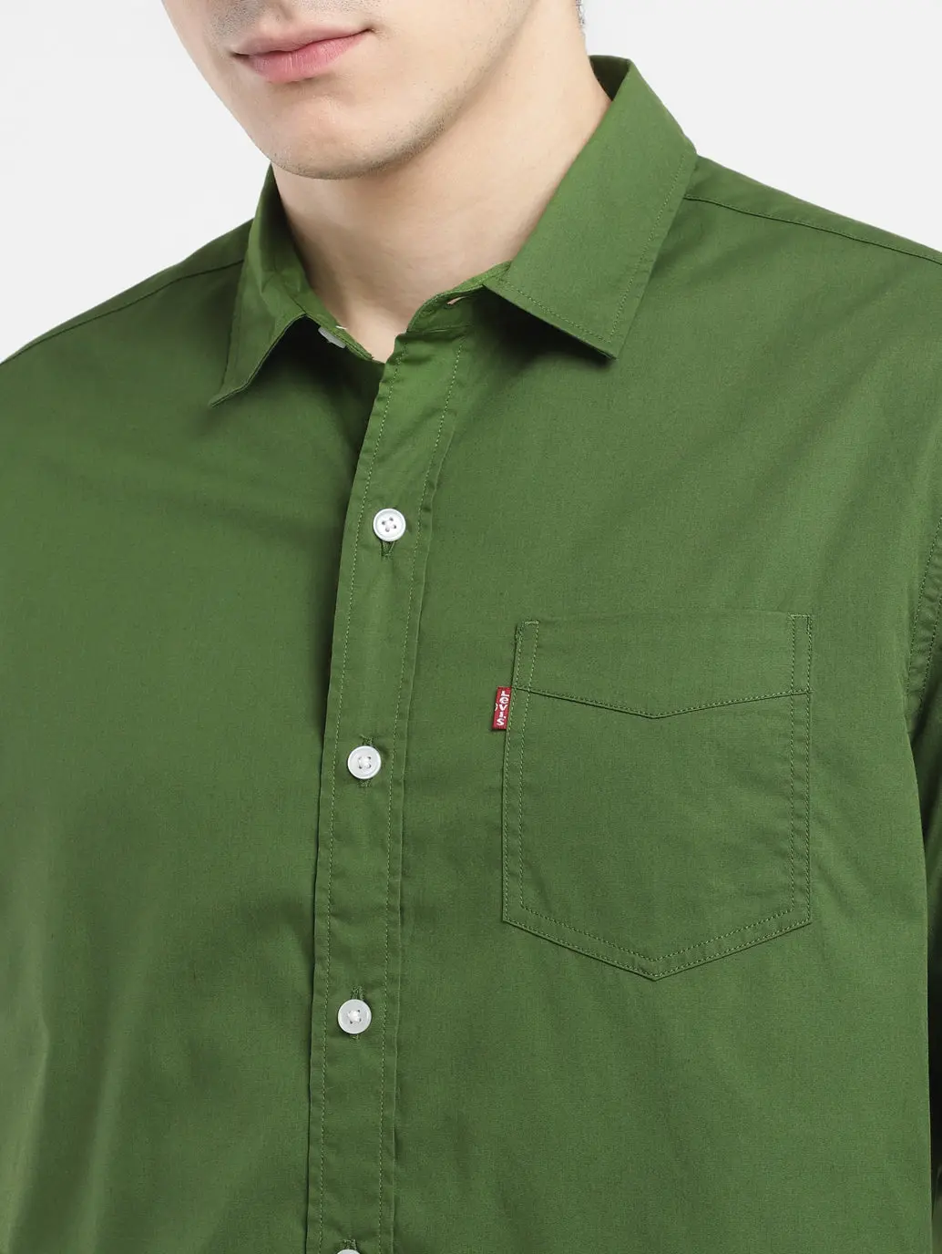 Men's Solid Slim Fit Shirt 5