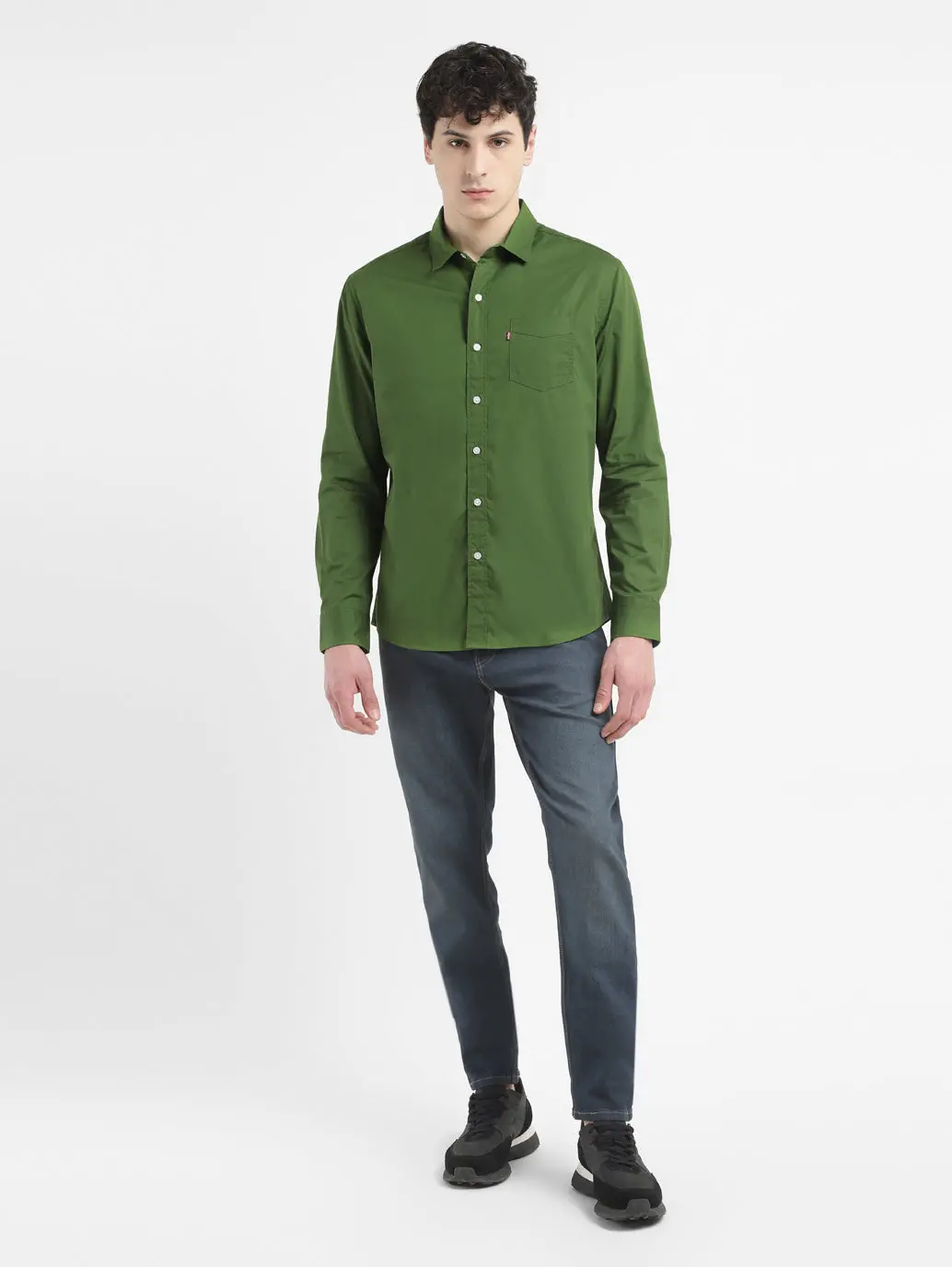 Men's Solid Slim Fit Shirt 6