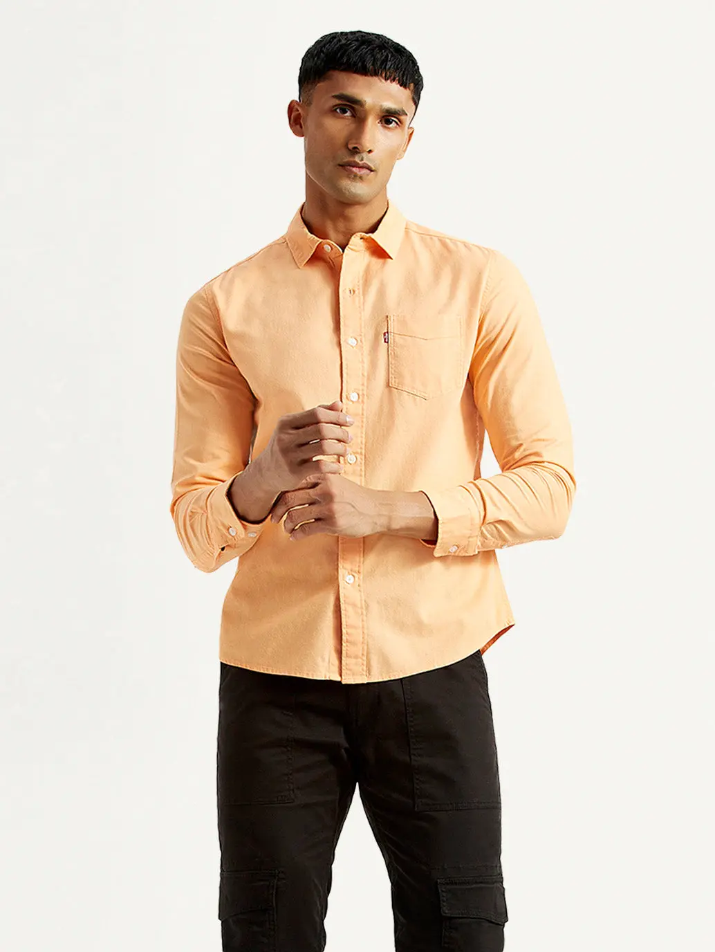 Men's Solid Slim Fit Shirt 1