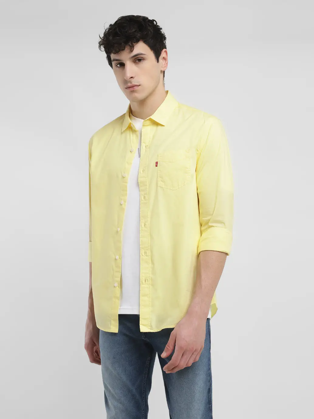Men's Solid Slim Fit Shirt 1