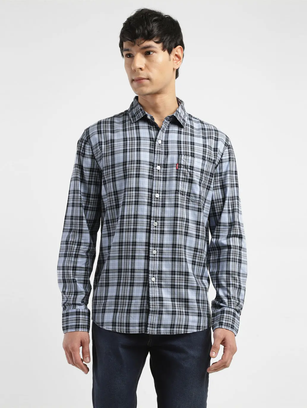 Men's Checkered Slim Fit Shirt 2