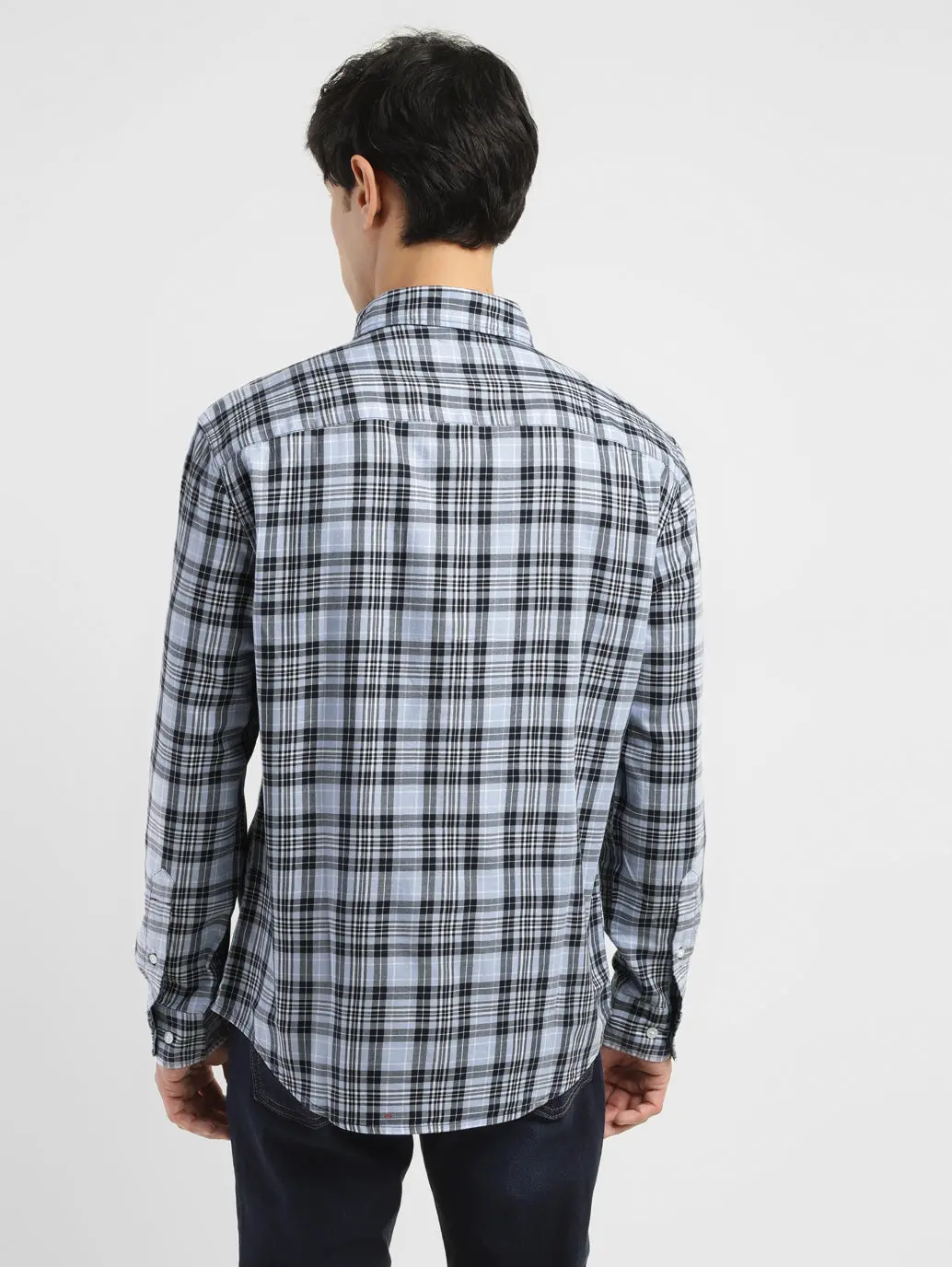 Men's Checkered Slim Fit Shirt 3