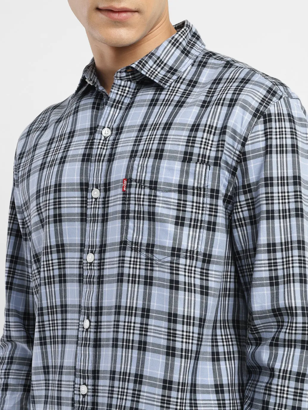 Men's Checkered Slim Fit Shirt 5