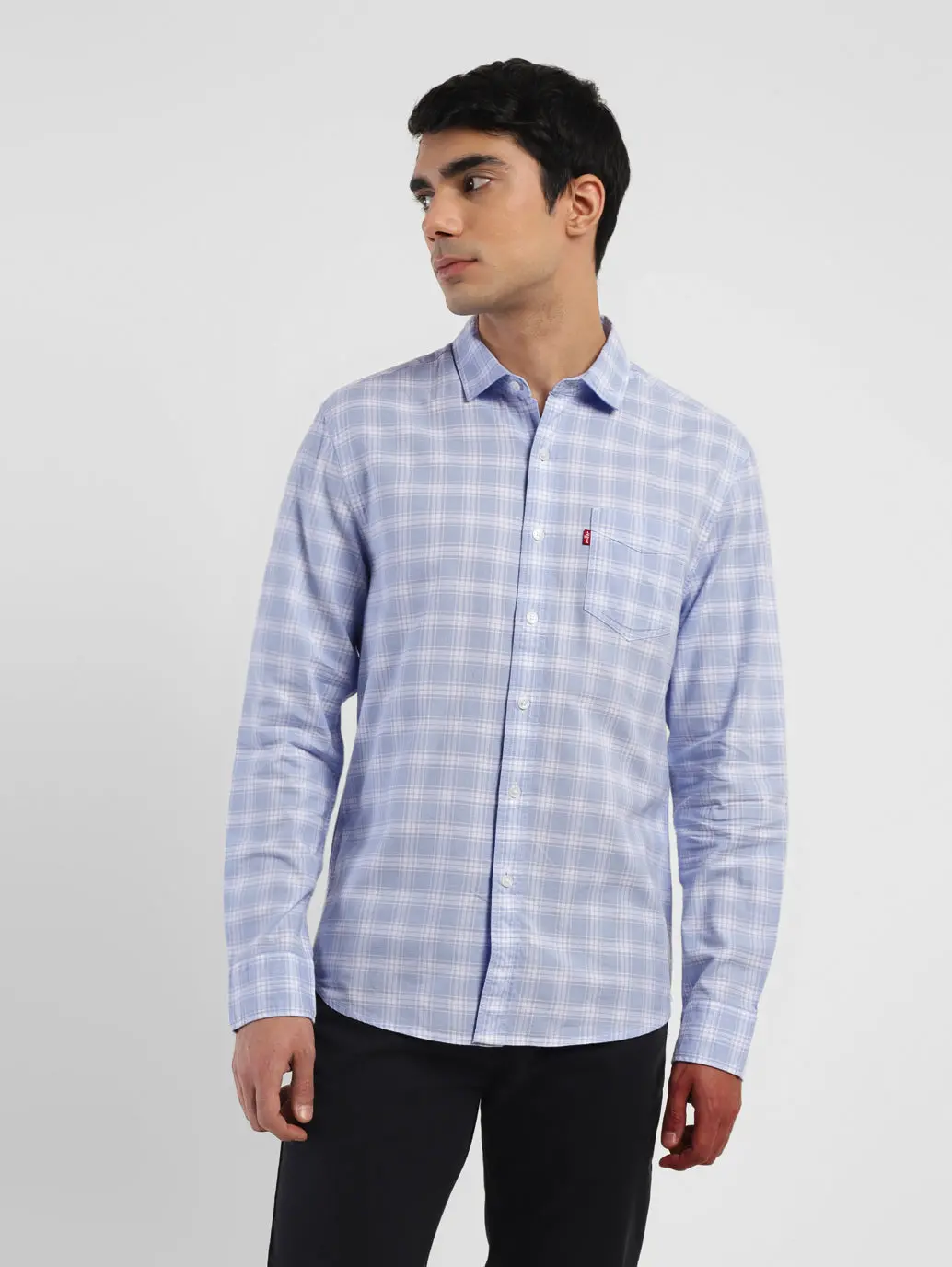 Men's Checkered Slim Fit Shirt 2