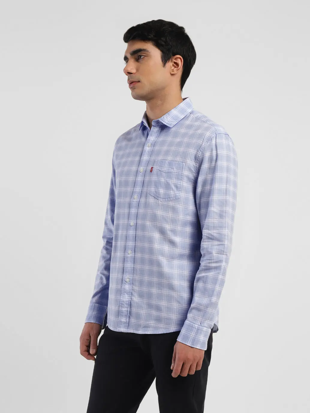 Men's Checkered Slim Fit Shirt 4