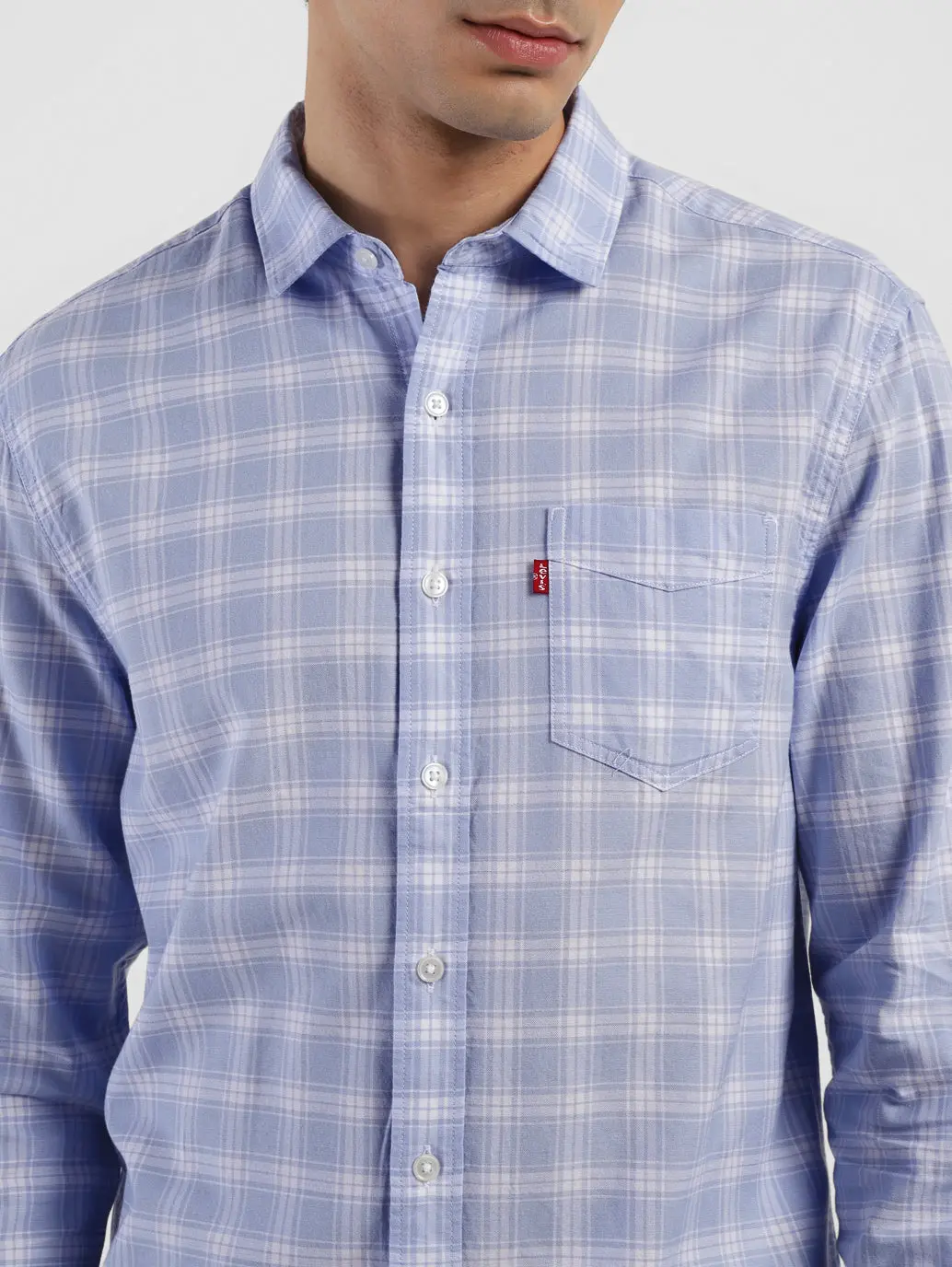 Men's Checkered Slim Fit Shirt 7