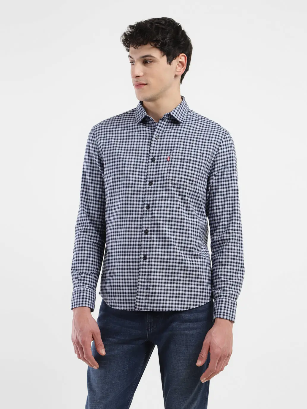 Men's Checkered Slim Fit Shirt 1
