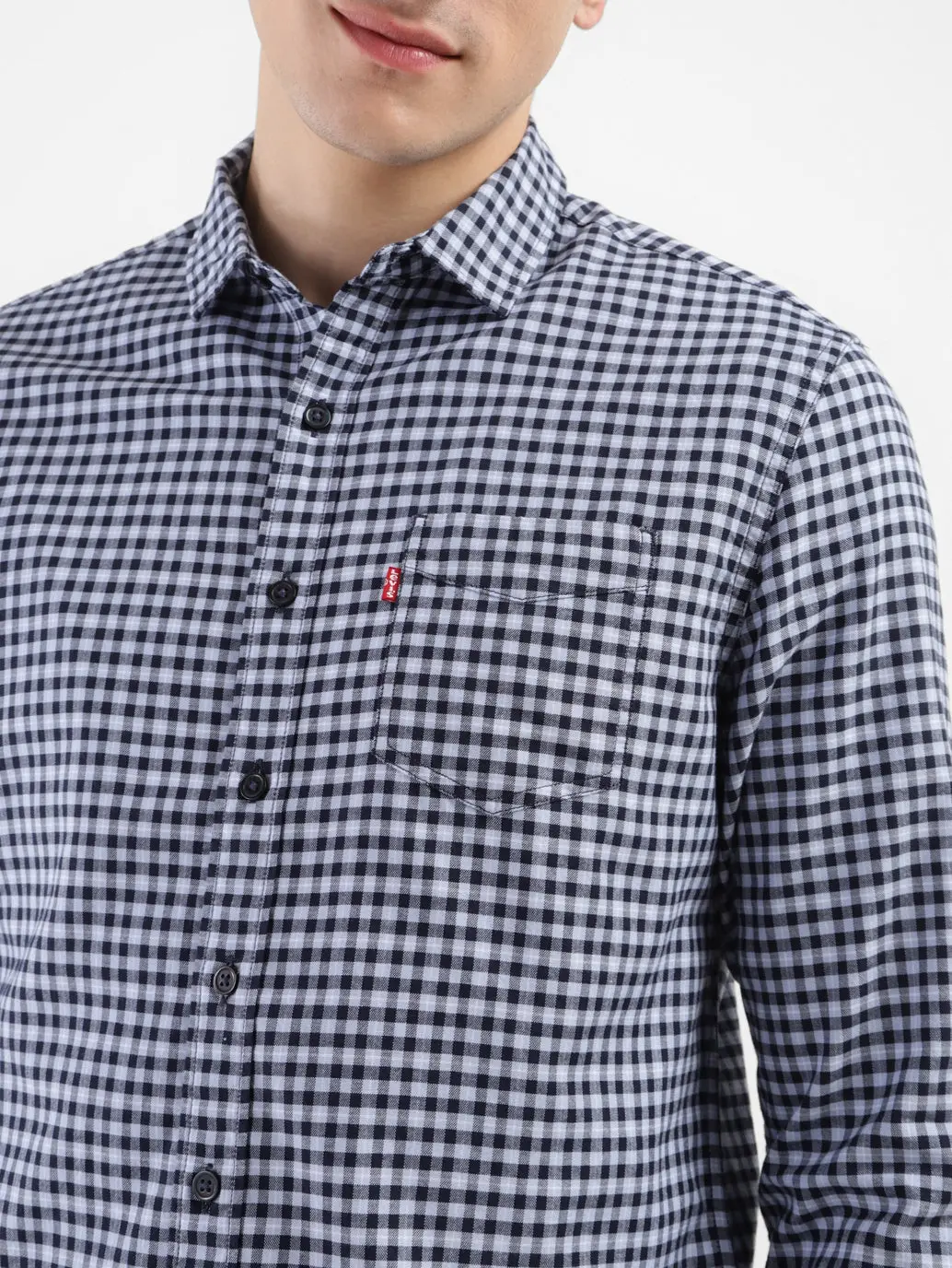Men's Checkered Slim Fit Shirt 5