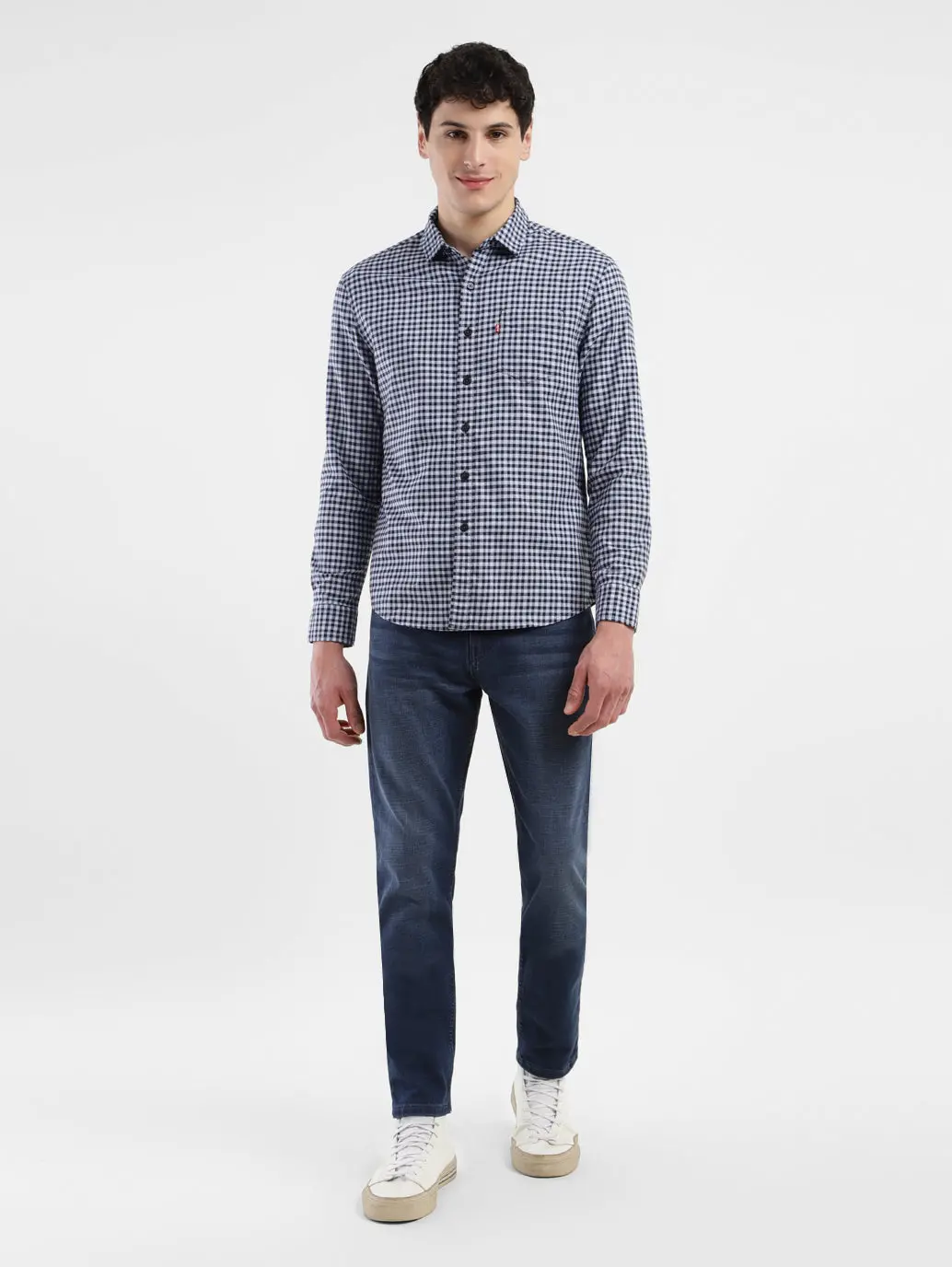 Men's Checkered Slim Fit Shirt 6