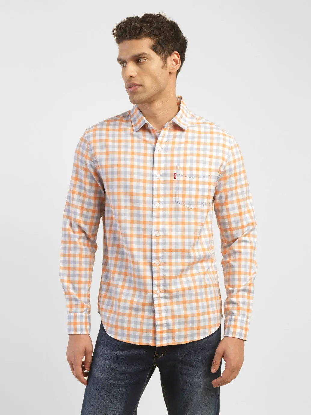 Men's Checkered Slim Fit Shirt 1
