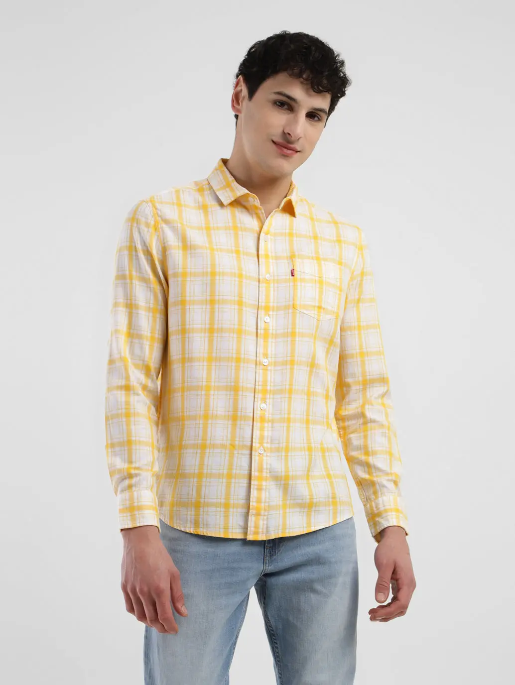 Men's Checkered Slim Fit Shirt 1