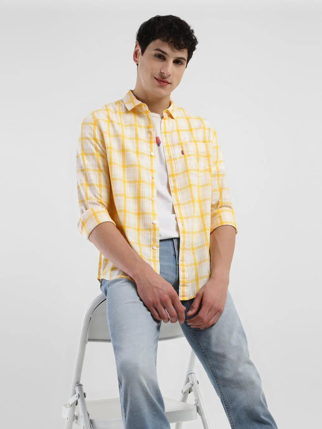 Men's Checkered Slim Fit Shirt 2