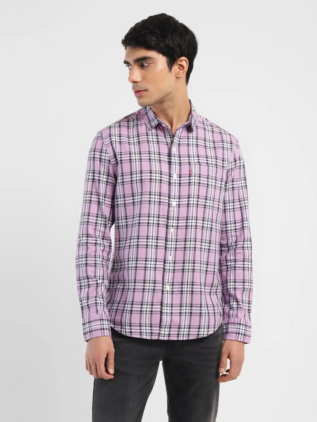 Men's Checkered Slim Fit Shirt 2