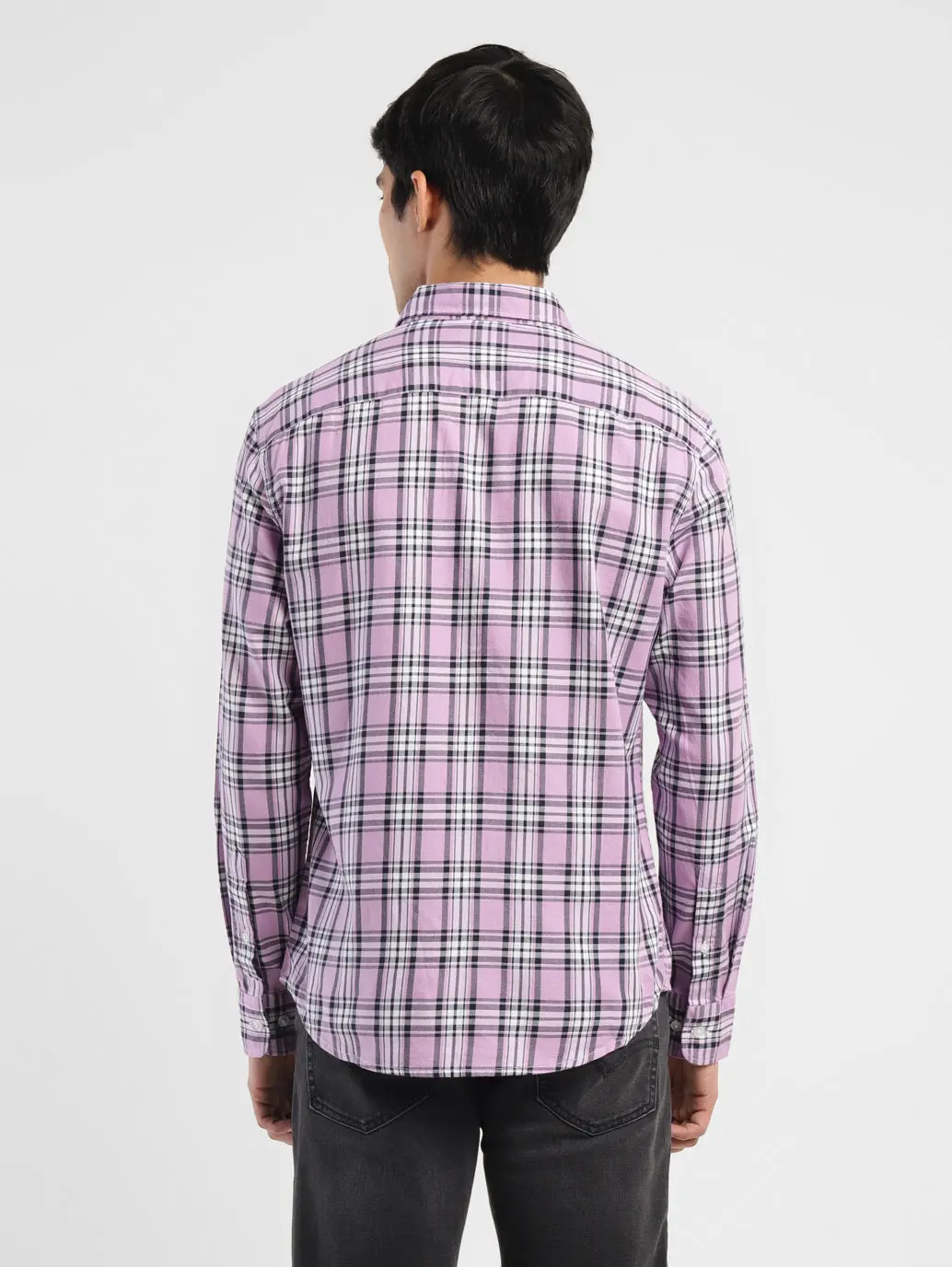 Men's Checkered Slim Fit Shirt 3