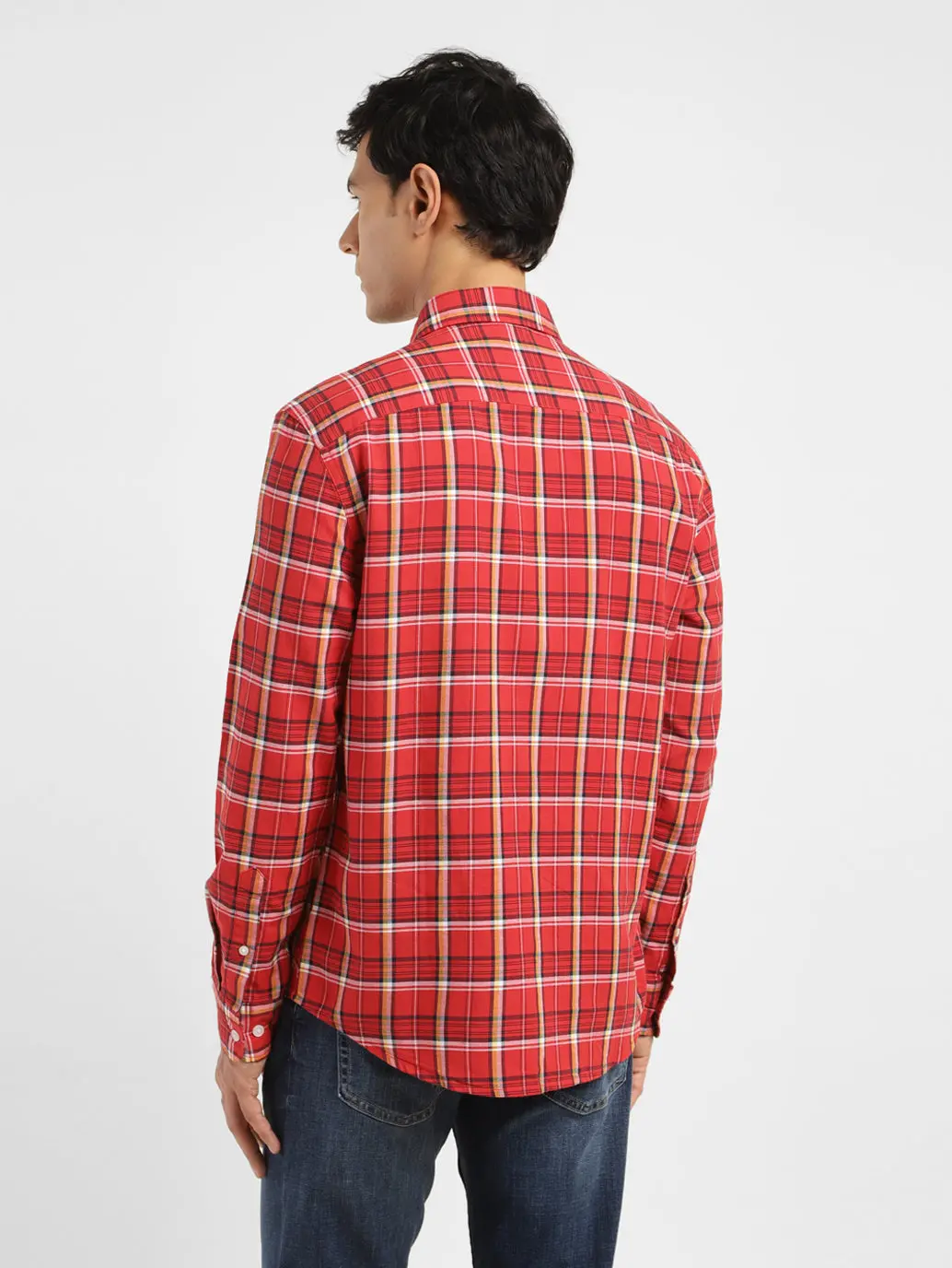 Men's Checkered Slim Fit Shirt 2