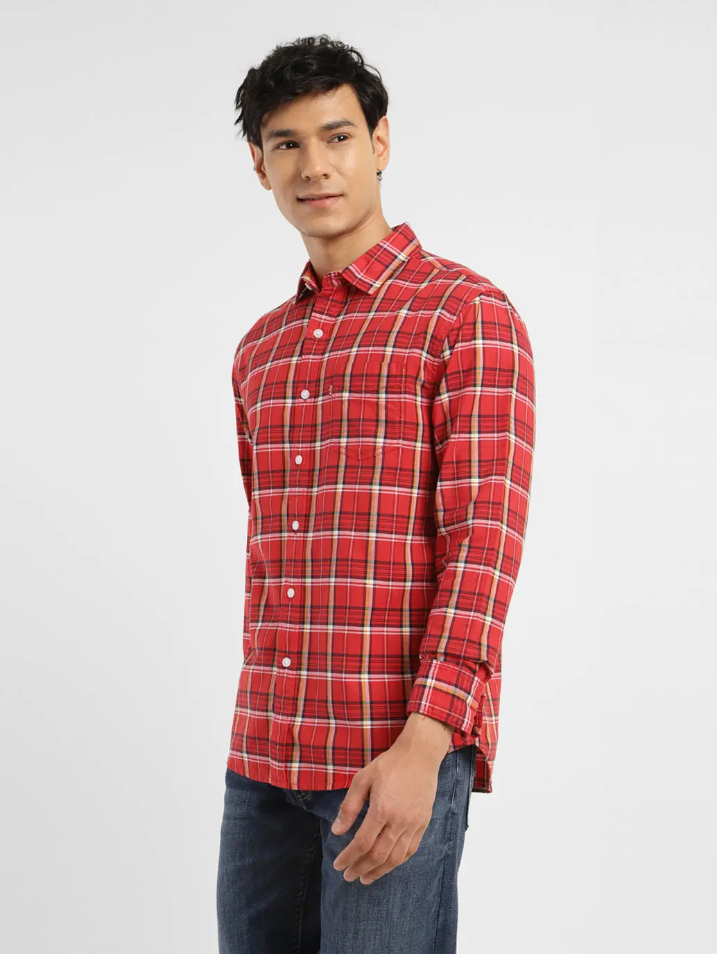 Men's Checkered Slim Fit Shirt 3
