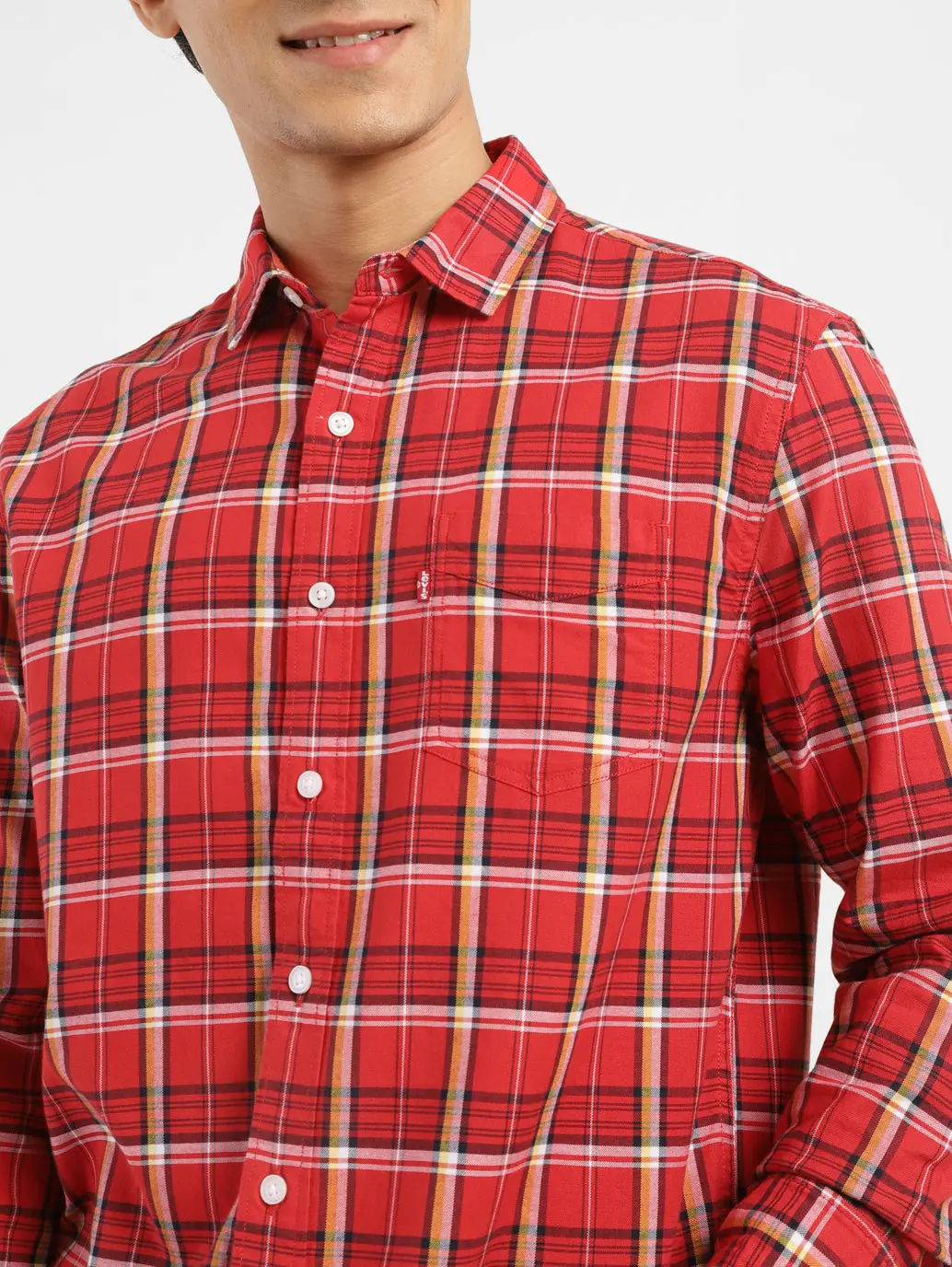 Men's Checkered Slim Fit Shirt 4