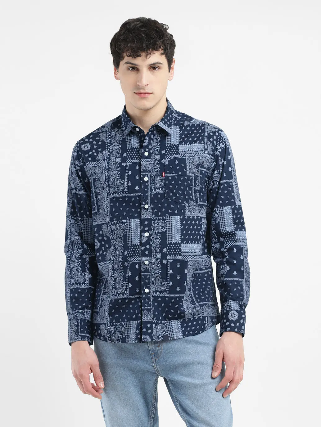 Men's All Over Printed Slim Fit Shirt 2