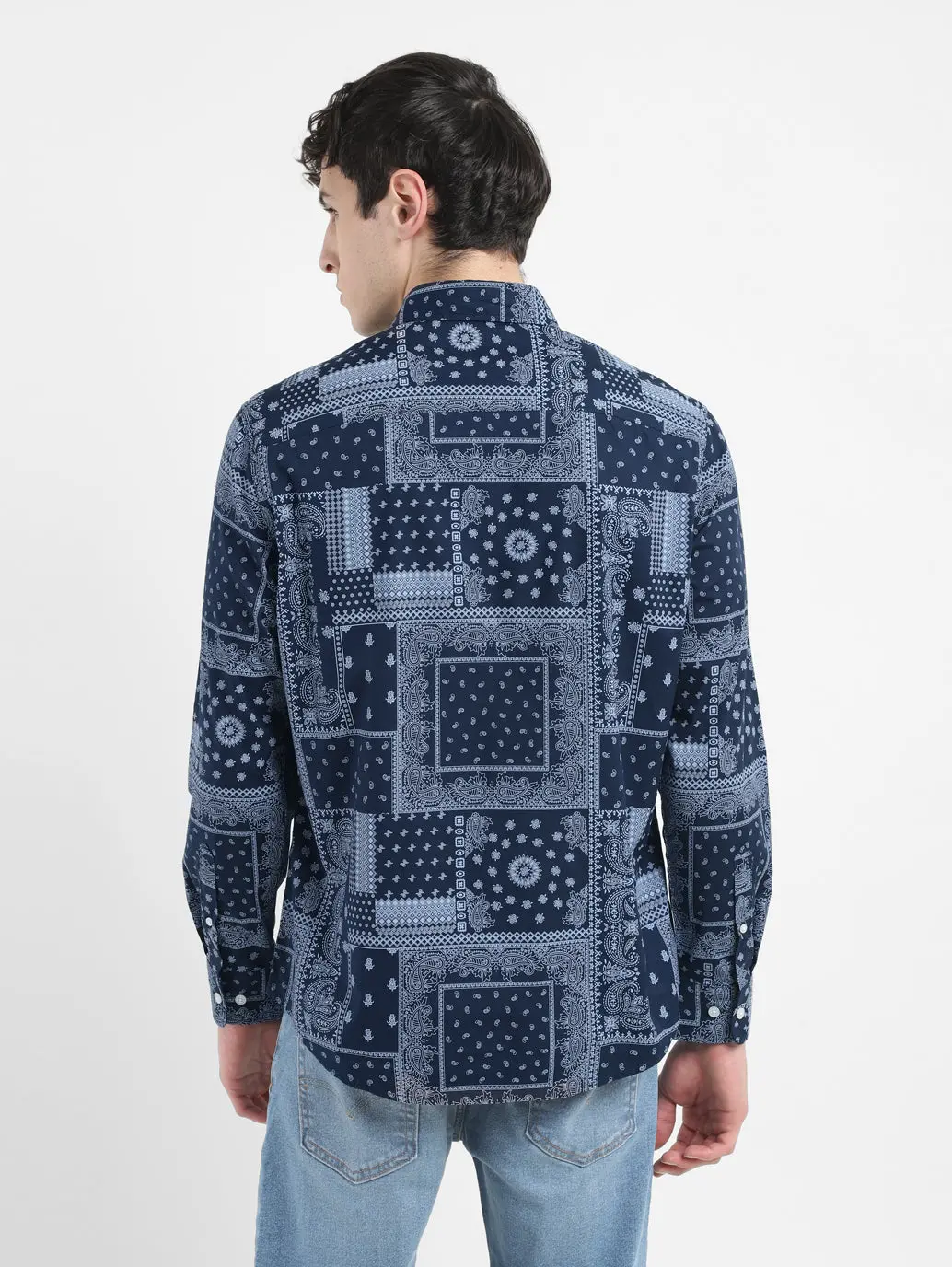 Men's All Over Printed Slim Fit Shirt 3