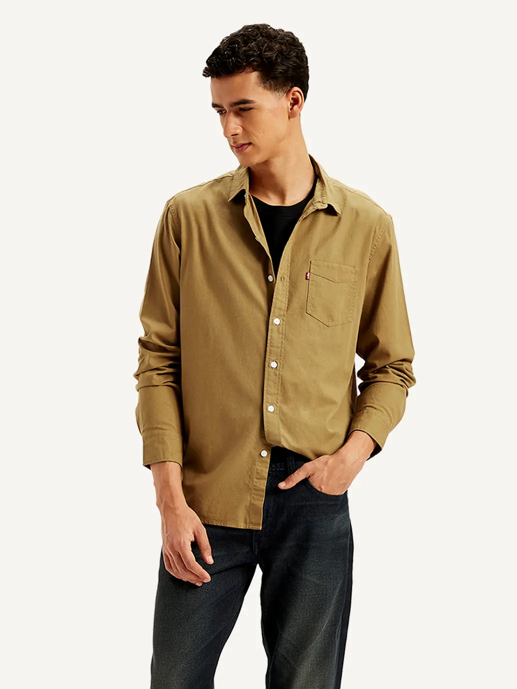 Men's Solid Slim Fit Shirt 1