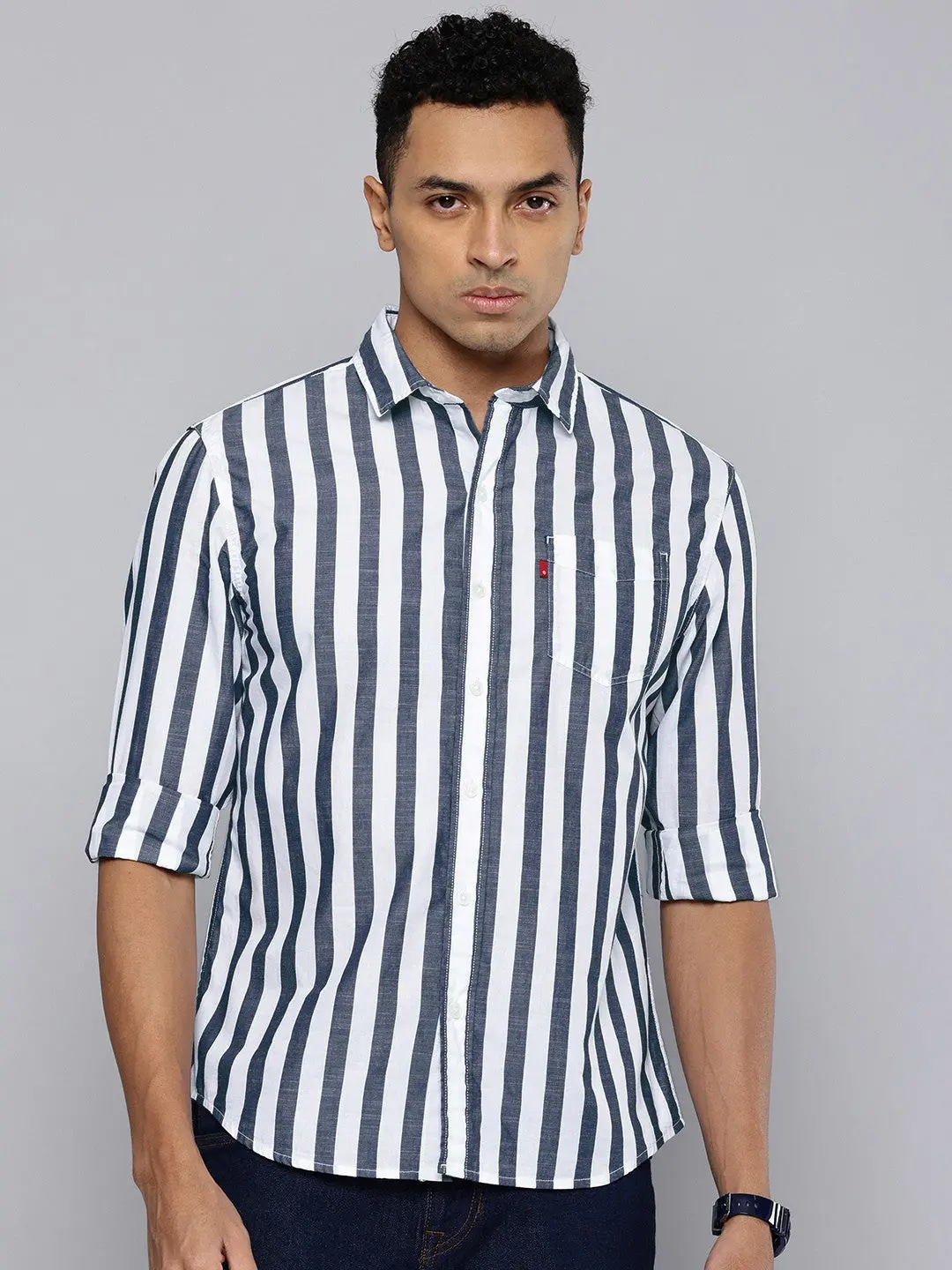 Men's Checkered Slim Fit Shirt 1