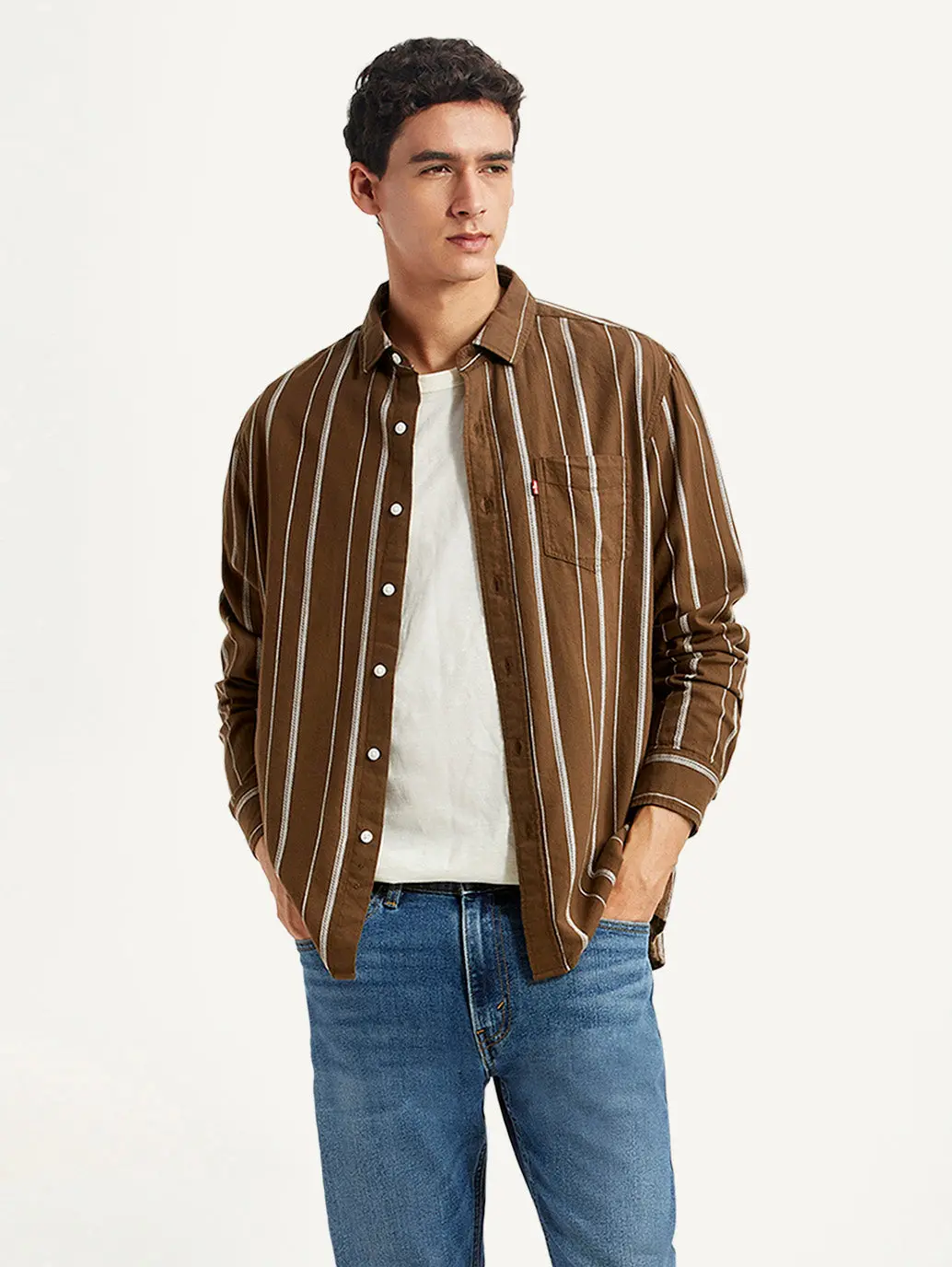 Men's Striped Slim Fit Shirt 1