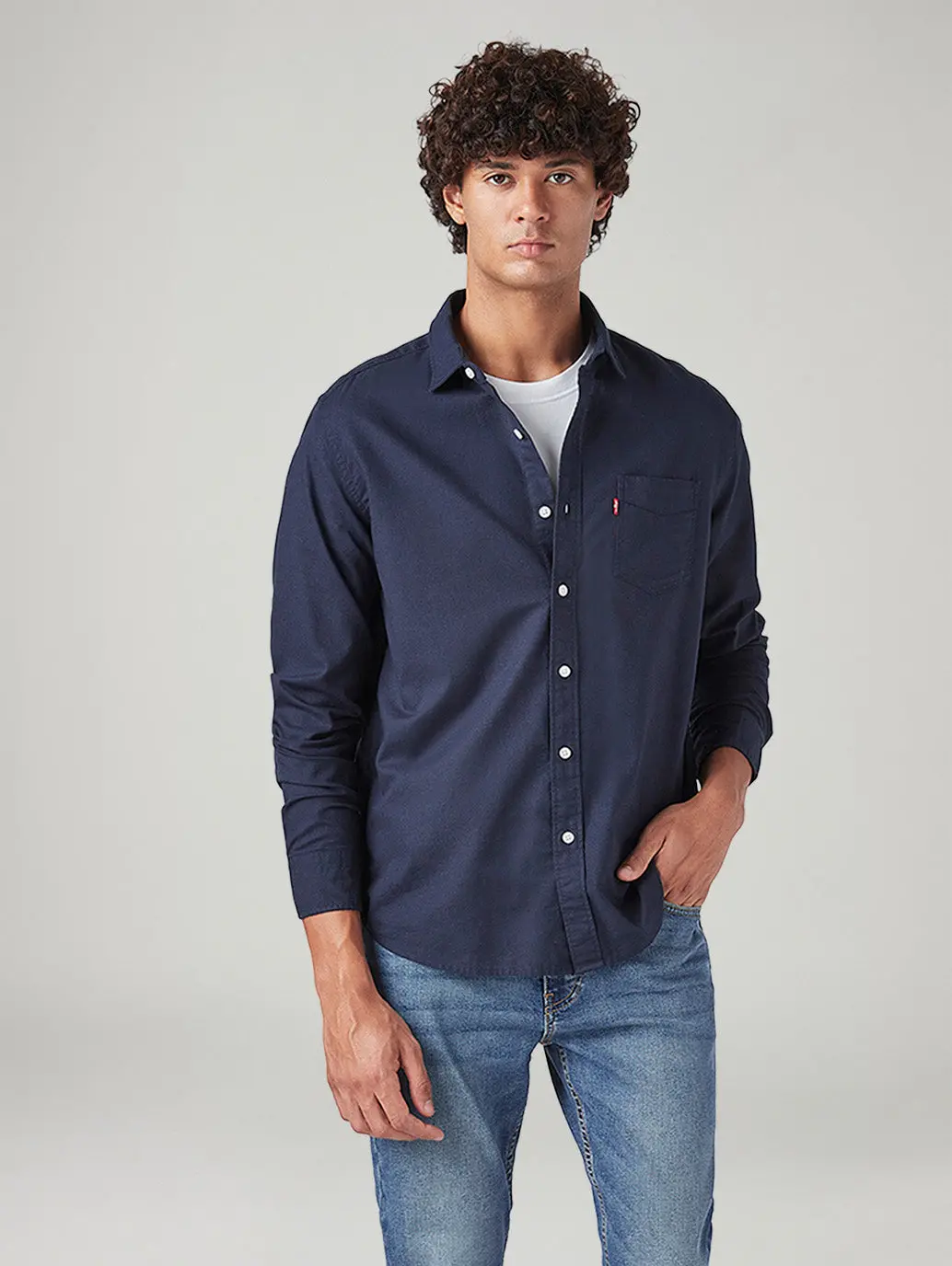 Men's Solid Slim Fit Shirt 1