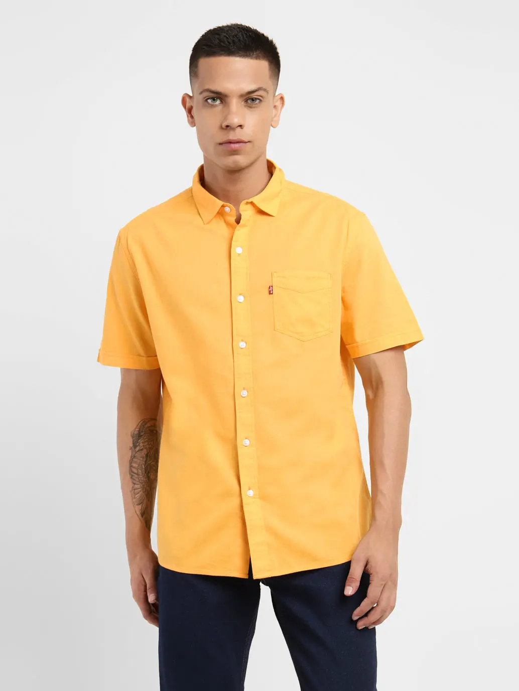 Men's Solid Slim Fit Shirt 1