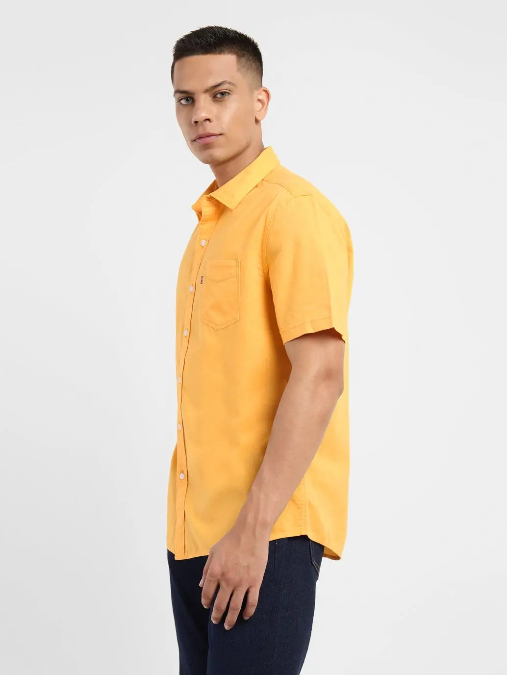Men's Solid Slim Fit Shirt 4