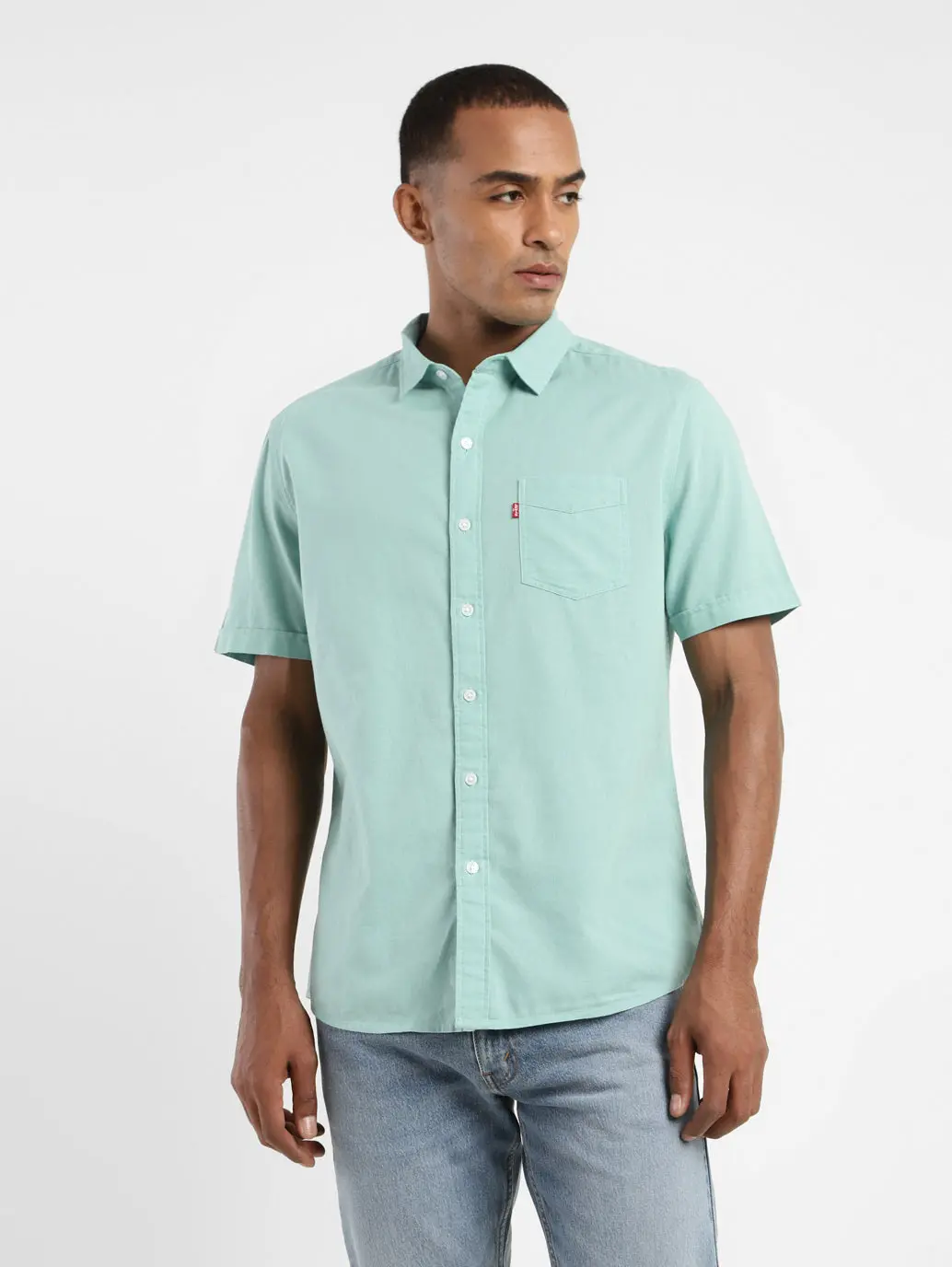 Men's Solid Slim Fit Shirt 1
