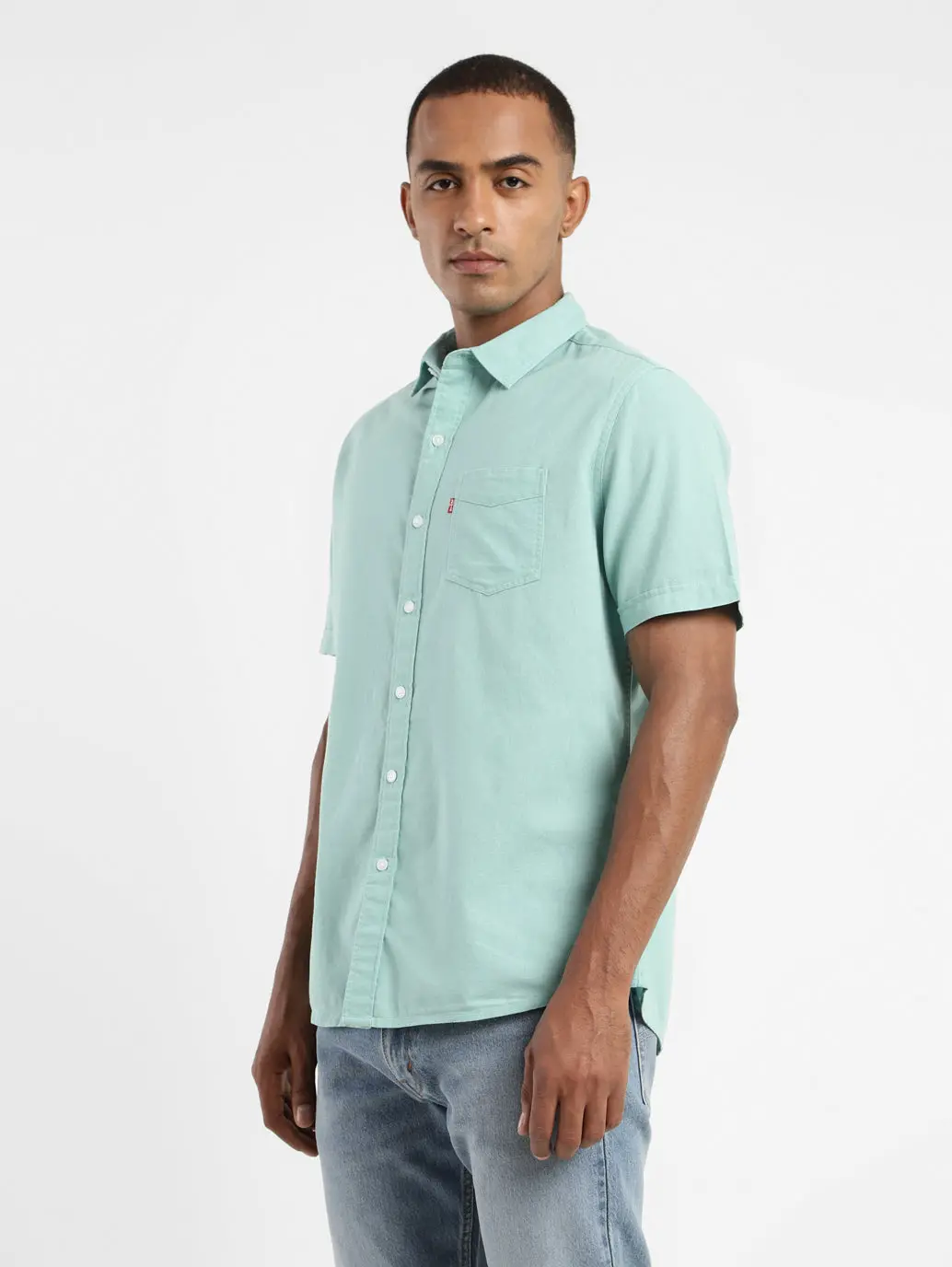 Men's Solid Slim Fit Shirt 4