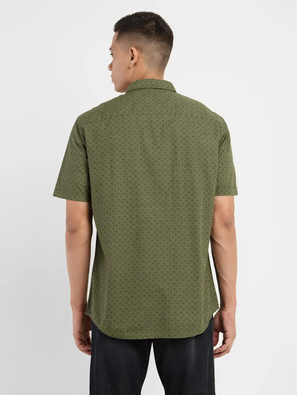 Men's Geometric Print Slim Fit Shirt 3