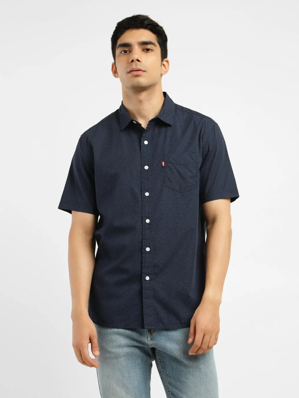 Men's Floral Print Slim Fit Shirt 1