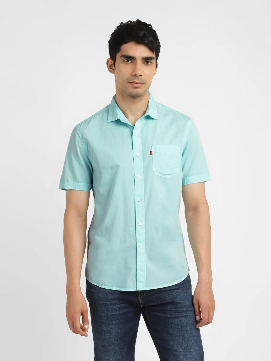 Men's Brand Logo Slim Fit Shirt 2