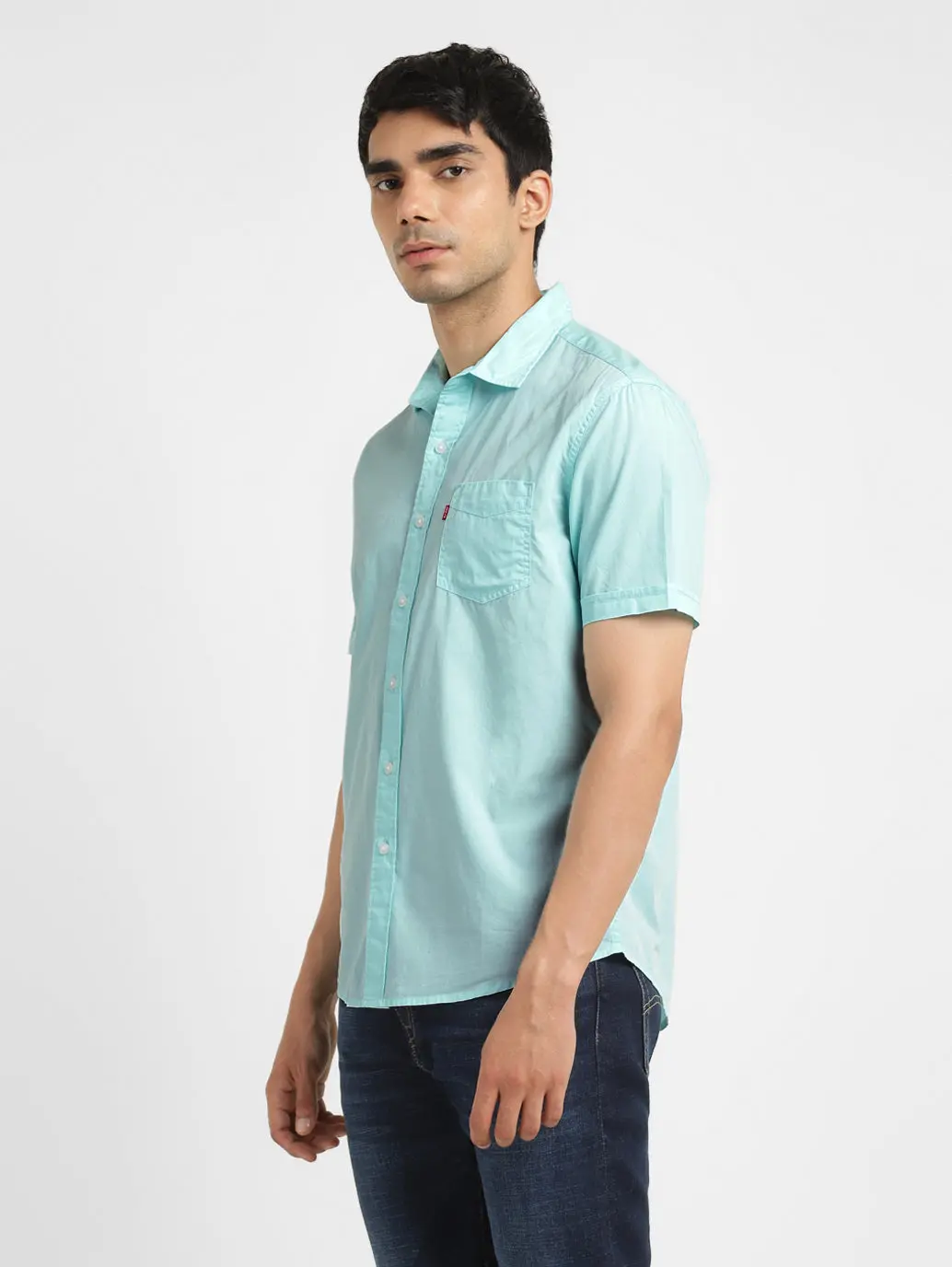 Men's Brand Logo Slim Fit Shirt 4