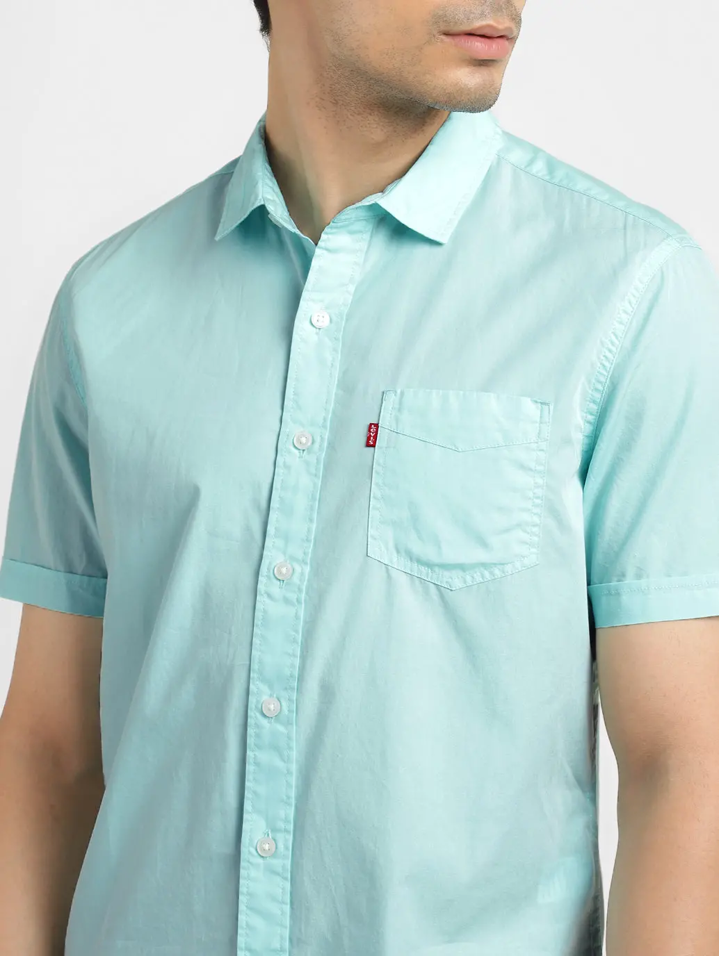 Men's Brand Logo Slim Fit Shirt 5
