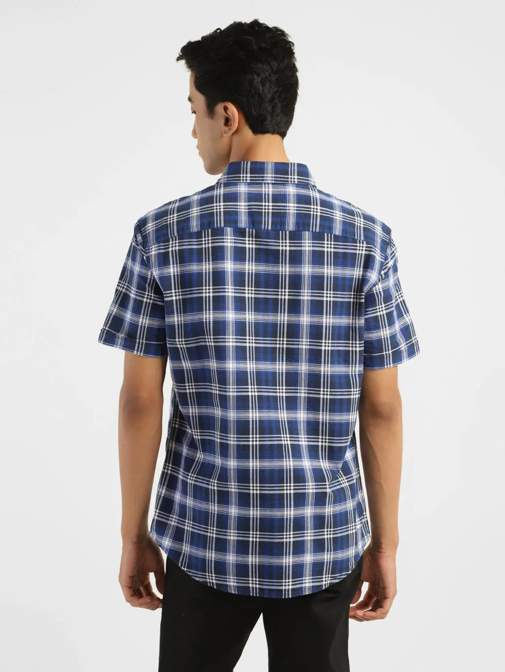 Men's Chekered Slim Fit Shirts 3
